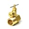 Thrifco Plumbing 1/2 Inch MIP x 1/2 Inch FIP Ice Maker Adapter with 1/4 Inch Angle Needle Valve 4400878 - alternate 2
